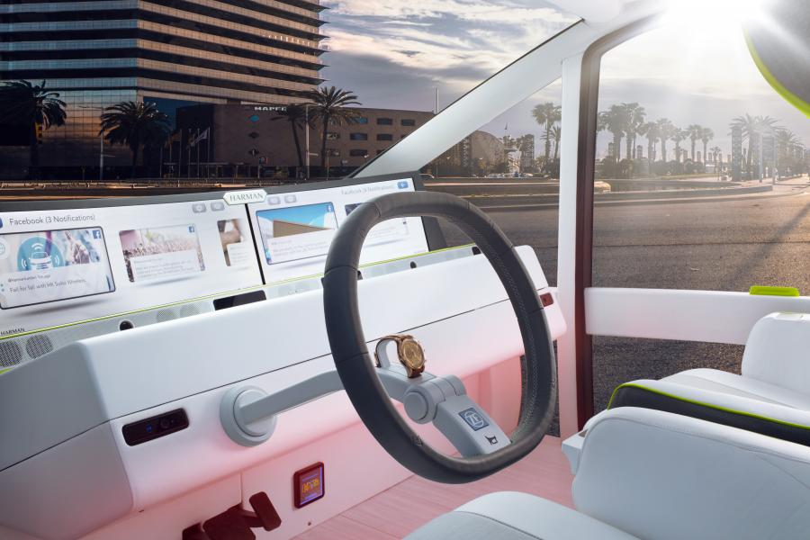 Панель приборов Rinspeed Oasis Concept 2016 года  (фото 25 из 27)
